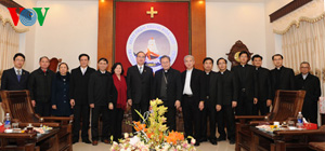 New Year greetings to Thanh Hoa Catholics